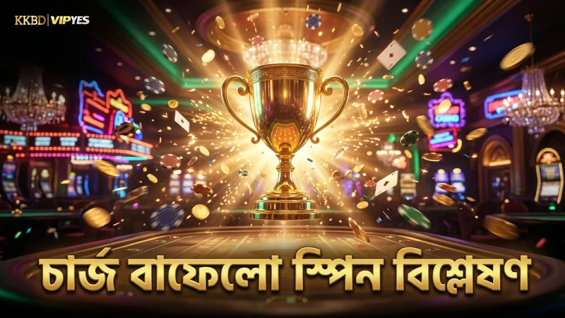 টানা স্পিন বিশ্লেষণ দেখিয়ে চার্জ বাফেলো পেআউট ফ্রিকোয়েন্সি প্রমাণ করুন