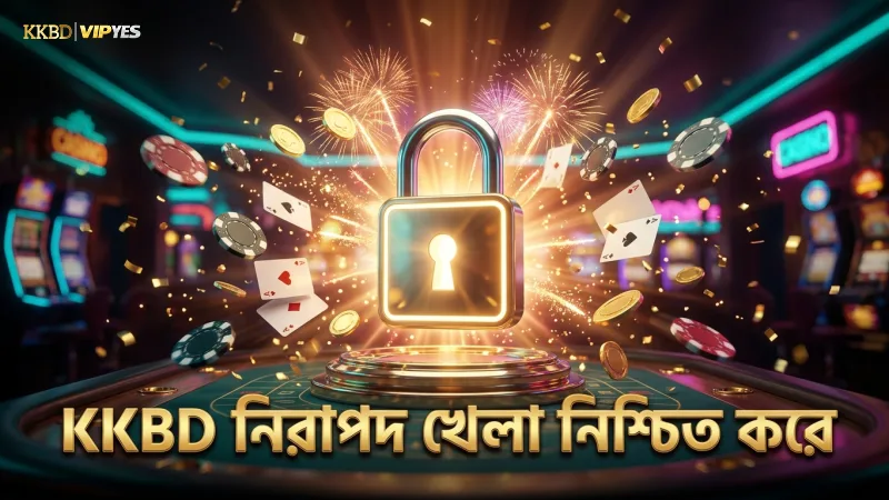 KKBD প্ল্যাটফর্মে মেগা হুইল খেলার সময় নিরাপত্তা নিশ্চিত।