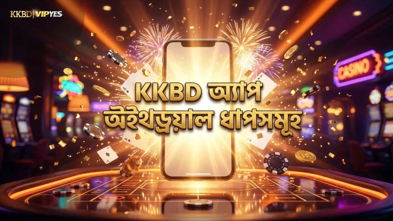মোবাইল থেকে KKBD অ্যাপ ব্যবহারে উইথড্রয়াল ধাপগুলি স্পষ্ট