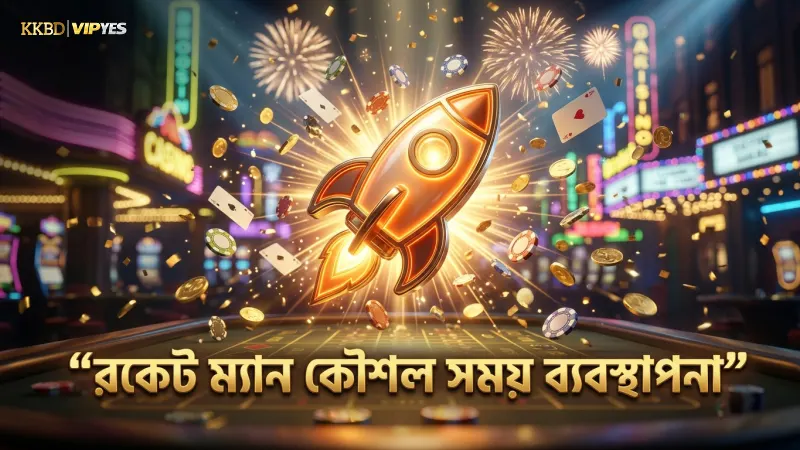 রকেট ম্যান গেমের মূল কৌশল ও সময় ব্যবস্থাপনা দেখায়।